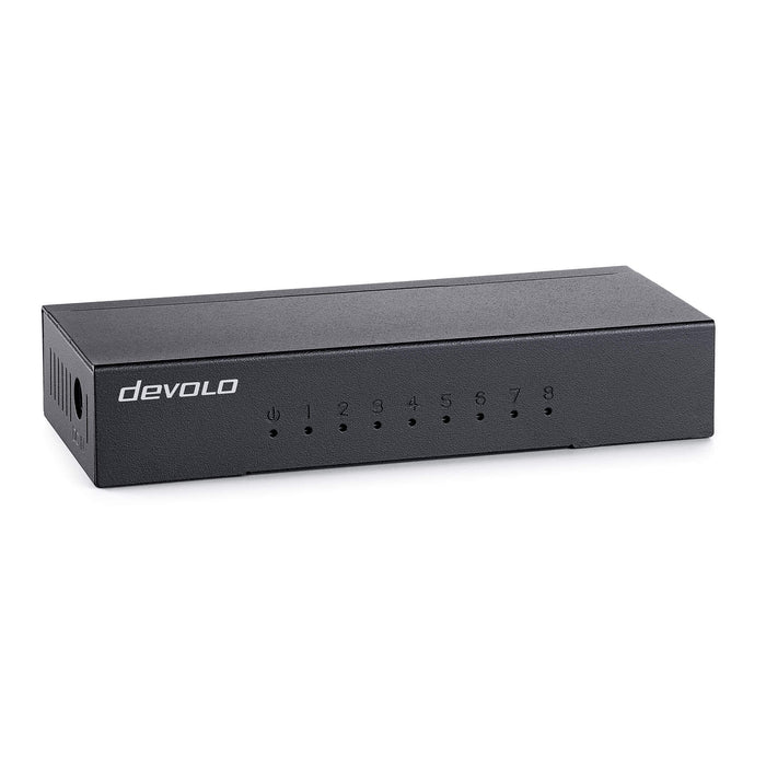 Devolo 7234 Netzwerk-Switch Unmanaged Gigabit Ethernet (10/100/1000) Desktop Schwarz