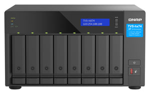 QNAP TVS-h874 NAS Tower Intel® Core™ i7 32 GB DDR4 0 TB QuTS hero Schwarz