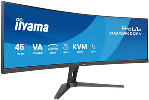 iiyama G-MASTER 45"LCD Curved Bus. UWQHD Computerbildschirm 113 cm (44.5") 5120 x 1440 Pixel Dual QHD LED Schwarz