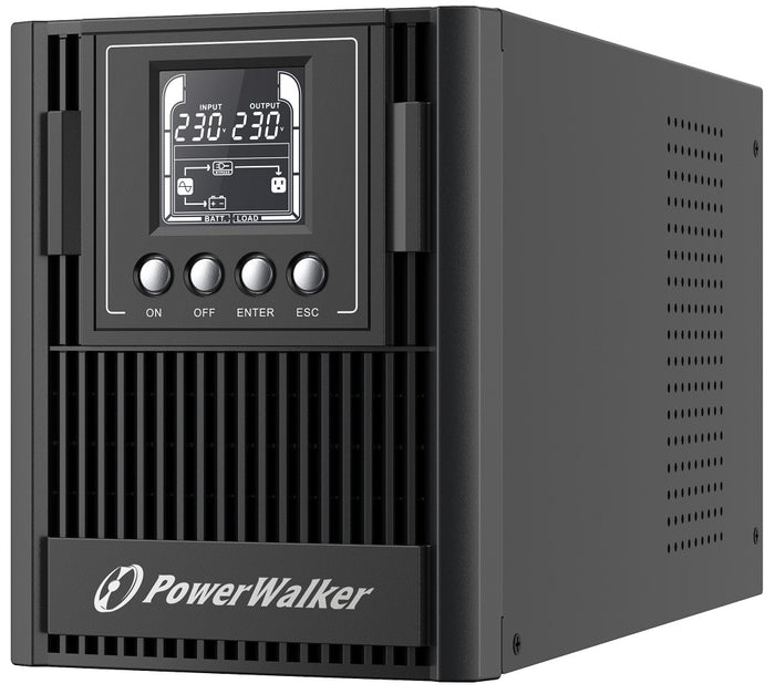 PowerWalker VFI 1000 AT Unterbrechungsfreie Stromversorgung (USV) Doppelwandler (Online) 1 kVA 900 W 3 AC-Ausgänge