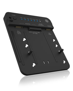 ICY BOX IB-2913MCL-C31, Docking & CloneStation für M.2 NVMe/SATA & 2,5"/3,5" SATA zu M.2 NVMe SSDs