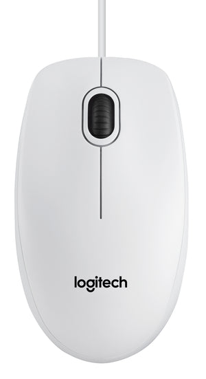 Logitech B100 Maus Büro Beidhändig USB Typ-A Optisch 800 DPI