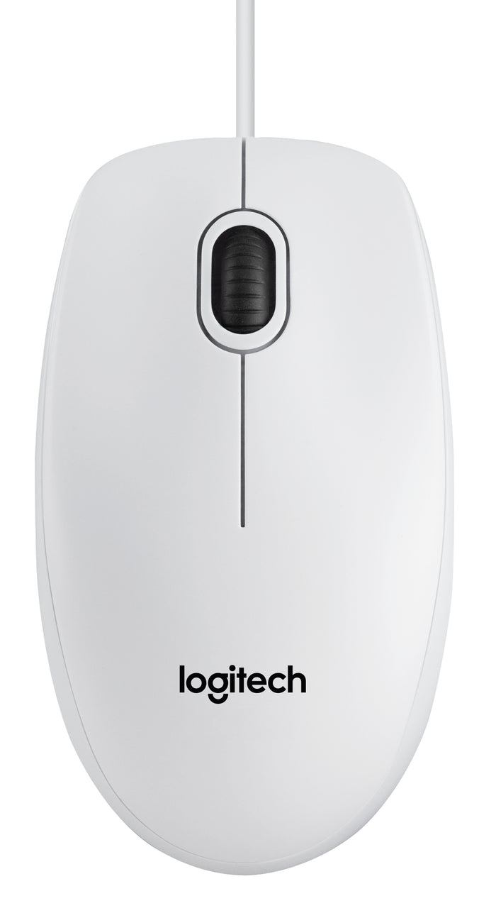 Logitech B100 Maus Büro Beidhändig USB Typ-A Optisch 800 DPI