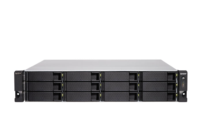 QNAP TS-H1886XU-RP-R2 NAS Rack (3U) Intel® Xeon® D D-1622 16 GB DDR4 0 TB QuTS hero Schwarz, Grau