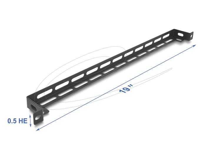DeLOCK 67461 Montage-Kit Schwarz Metall