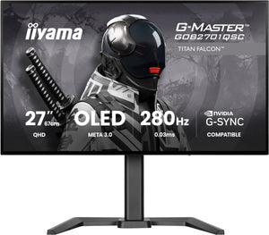 iiyama G-MASTER GOB2701QSC-B1 Computerbildschirm 68,6 cm (27") 2560 x 1440 Pixel 2K Ultra HD OLED Schwarz