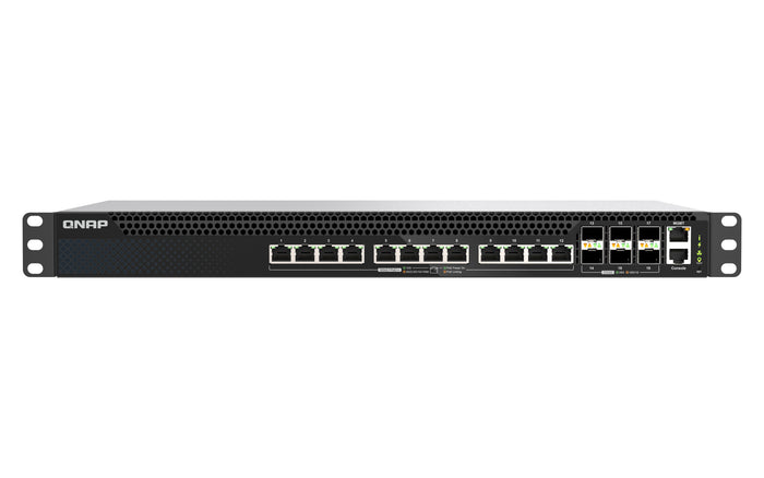 QNAP QSW-M5218P-6F12T Netzwerk-Switch Managed L3 10G Ethernet (100/1000/10000) Power over Ethernet (PoE) 1U Schwarz