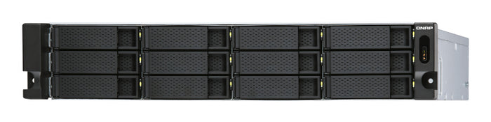 QNAP TL-R1200S-RP Speicherlaufwerksgehäuse HDD / SSD-Gehäuse Schwarz, Grau 2.5/3.5"