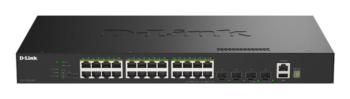 D-Link 28-Port Smart Managed PoE Gigabit Stack Switch 4x 10G