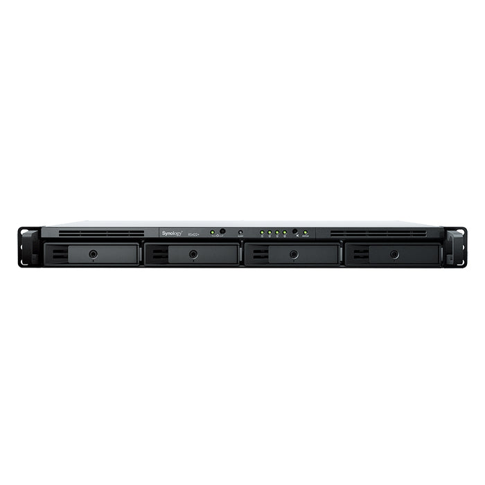 Synology RackStation RS422+ NAS & Speicherserver Rack (1U) Ryzen Embedded R1600 2 GB DDR4 DSM Schwarz