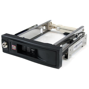 StarTech.com 5.25 Zoll Hot Swap Wechselrahmen ohne Schublade für 3.5 Zoll Festplatten - Internes SATA Backplane Gehäuse 
