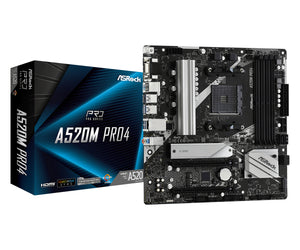 Asrock A520M Pro4 Sockel AM4 micro ATX
