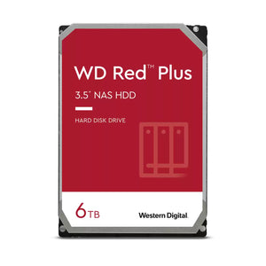 Western Digital Red Plus Interne Festplatte 6 TB 5400 RPM 256 MB 3.5" Serial ATA III