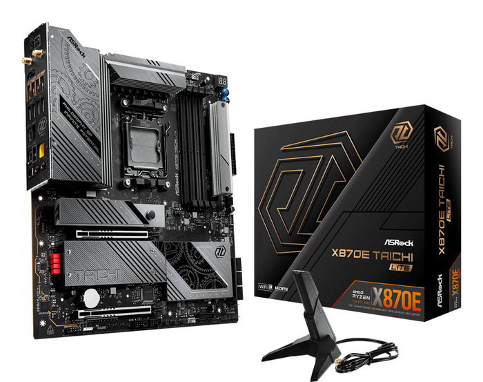Asrock 90-MXBPA0-A0UAYZ Motherboard AMD X870 Sockel AM5 Erweitertes ATX