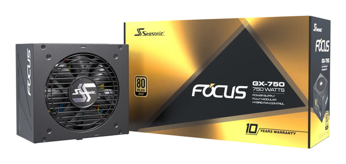 Seasonic Focus GX Netzteil 750 W 20+4 pin ATX ATX Schwarz