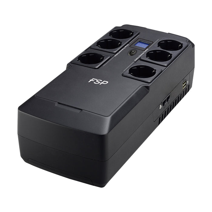 FSP NanoFit 600 Unterbrechungsfreie Stromversorgung (USV) Standby (Offline) 0,6 kVA 360 W 6 AC-Ausgänge