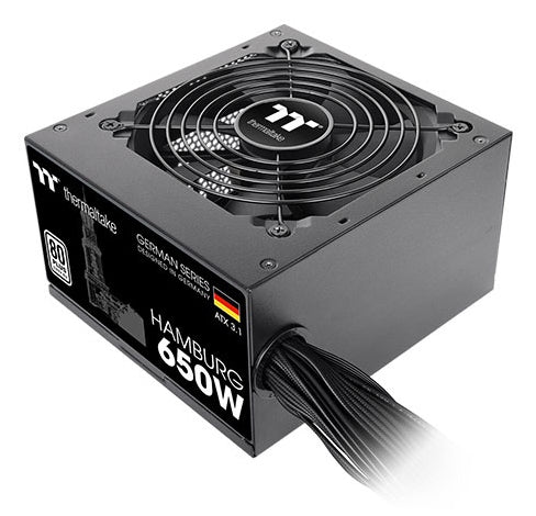 Thermaltake HAMBURG Netzteil 650 W 24-pin ATX ATX Schwarz