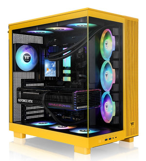 Thermaltake View 380 XL TG ARGB Midi Tower Gelb