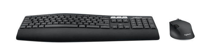 Logitech 920-008221 Tastatur Maus enthalten Universal RF Wireless + Bluetooth QWERTZ Deutsch Schwarz
