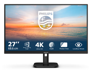 Philips 27E1N1800A/00 Computerbildschirm 68,6 cm (27") 3840 x 2160 Pixel 4K Ultra HD LED Schwarz