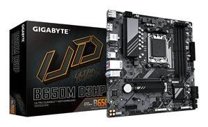 GIGABYTE B650M D3HP Mainboard - AMD Ryzen 9000er-Serie, 5+2+2 Phasen VRM, bis zu 7600 MHz DDR5 (OC), 2xPCIe 4.0 M.2, 2,5