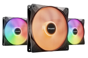be quiet! LIGHT WINGS LX 140mm PWM 3-Pack Black Computergehäuse Ventilator 14 cm Schwarz 3 Stück(e)