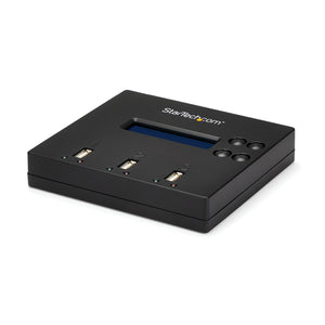 StarTech.com 1:2 USB Stick Klonstation und Löscher, Kopierer für mehrere USB Laufwerke, System and File und Sector-by-Se