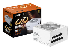 GIGABYTE UD1000GM PG5 V2 ICE Netzteil – PCIe Gen 5.1, 80 PLUS Gold, Vollmodulares Design, 120-mm-Lüfter, ATX 3.1-kompati