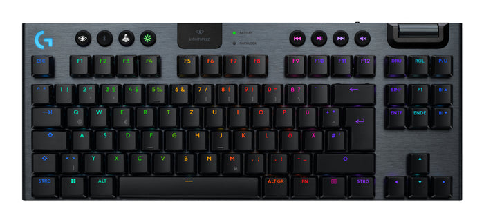 Logitech G G915 X LIGHTSPEED Tastatur Gaming USB + RF Wireless + Bluetooth QWERTZ Deutsch Schwarz
