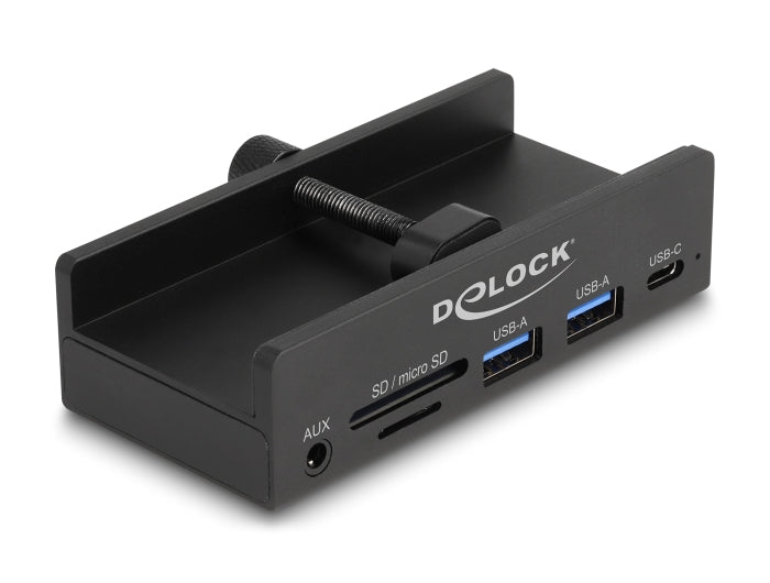 DeLOCK 64285 Schnittstellen-Hub USB 2.0 Type-A 5000 Mbit/s Schwarz