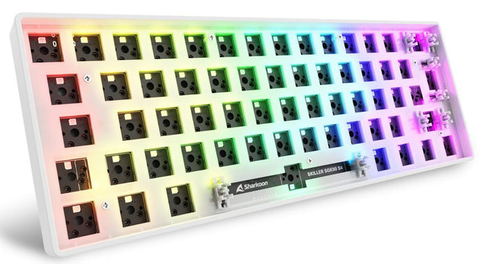 Sharkoon SKILLER SGK50 S4 Tastatur Haus USB QWERTY Deutsch Weiß