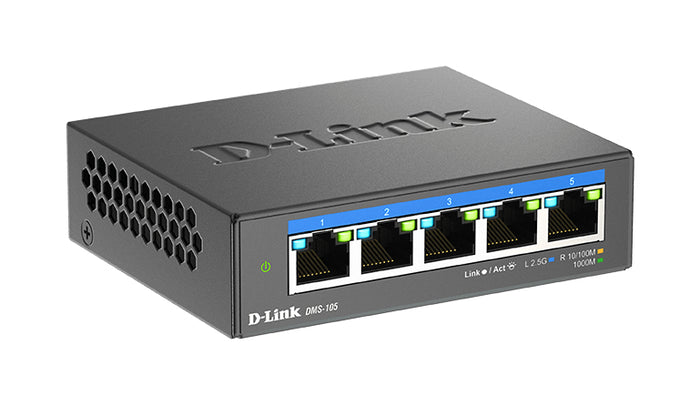 D-Link 5-Port 2.5G Multi-Gigabit Desktop Switch (DMS-105/E)