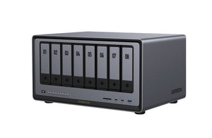 Ugreen 35127B NAS & Speicherserver Desktop Intel® Core™ i5 i5-1235U 8 GB DDR5 0 TB UGOS Pro Grau