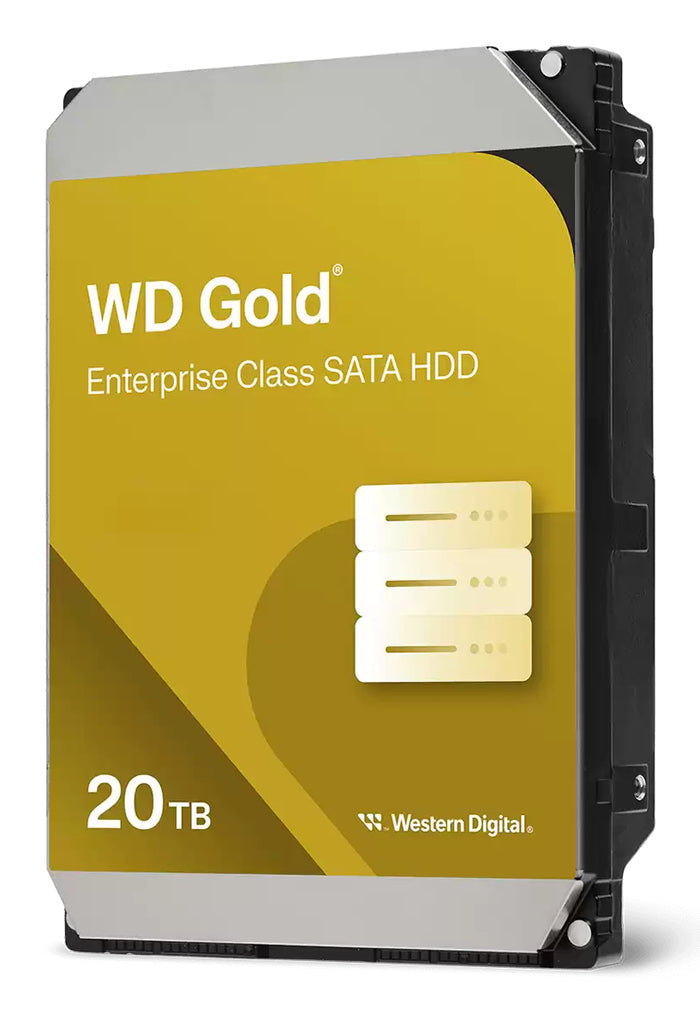 Western Digital Gold WD203KRYZ Interne Festplatte 20 TB 7200 RPM 512 MB 3.5" SATA