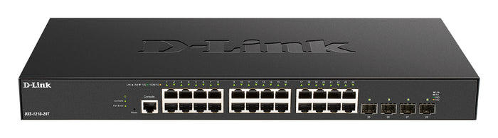 D-Link DXS-1210-28T Netzwerk-Switch Managed L2/L3 10G Ethernet (100/1000/10000) 1U Schwarz