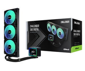 Asrock Challenger 360 Digital Prozessor Flüssigkeitskühlung 12 cm Schwarz