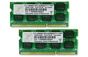 G.Skill 4GB DDR3-1600 SQ Speichermodul 2 x 2 GB 204-pin SO-DIMM