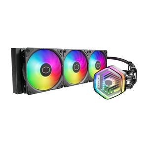 Cooler Master MasterLiquid 360 ATMOS Prozessor All-in-One-Flüssigkeitskühler 12 cm Schwarz