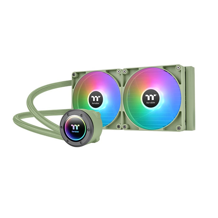 Thermaltake TH280 V2 ARGB Hauptplatine Flüssigkeitskühlung Grün 1 Stück(e)