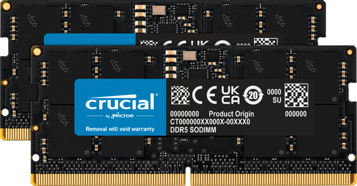 Crucial CT2K16G56C46S5 Speichermodul 32 GB 2 x 16 GB DDR5 262-pin SO-DIMM ECC
