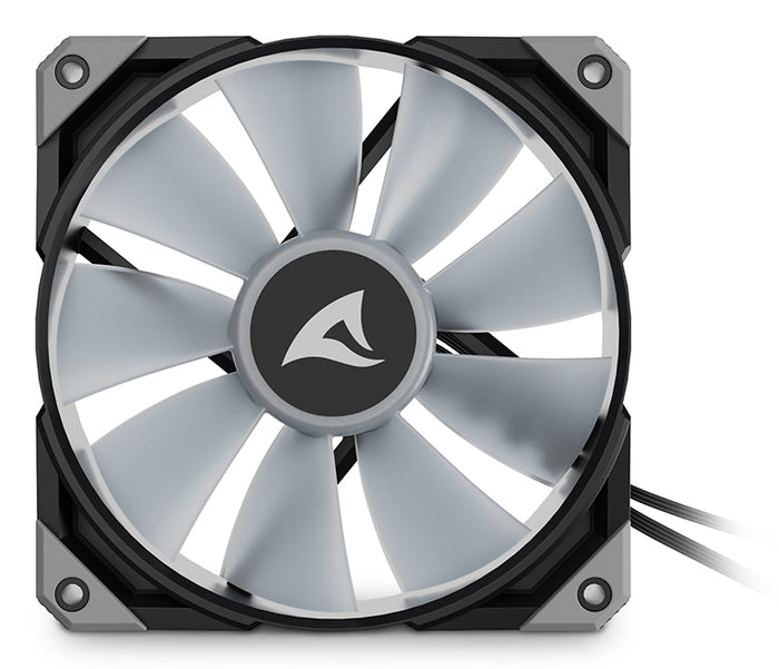 Sharkoon F50 Computergehäuse Ventilator 12 cm Schwarz, Grau