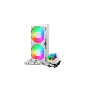 Cooler Master MasterLiquid 240 Core II White Prozessor All-in-One-Flüssigkeitskühler 12 cm Weiß