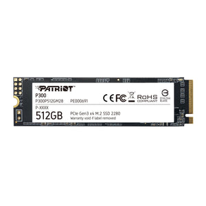 Patriot Memory P300P512GM28 Internes Solid State Drive 512 GB M.2 PCI Express NVMe