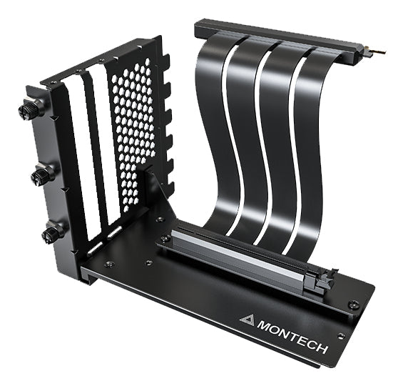 Montech Vertikales GPU Mounting Kit, PCIe 4.0 Riser-Kabel (schwarz, 20cm)