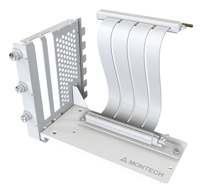 Montech Vertikales GPU Mounting Kit, PCIe 4.0 Riser-Kabel (wei, 20cm)