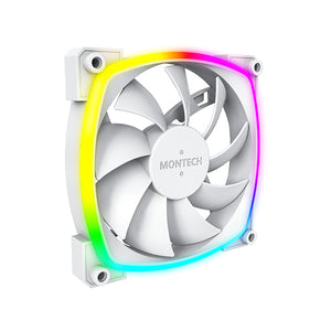 Montech AX120 PWM Computergehäuse, Prozessor Lüftermodul 12 cm Weiß 1 Stück(e)