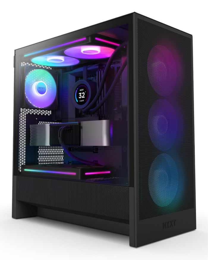 NZXT H5 Flow RGB Midi Tower Schwarz