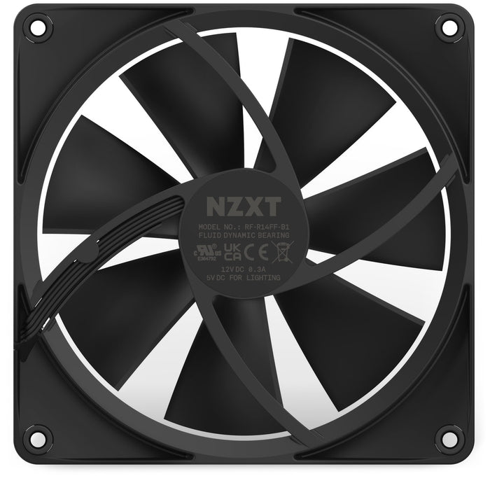 NZXT F140 RGB Computergehäuse Ventilator 14 cm Schwarz 1 Stück(e)