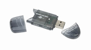 Gembird FD2-SD-1 Kartenleser USB 2.0 Schwarz