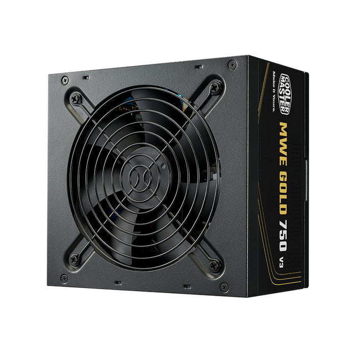 Cooler Master MWE Gold V3 ATX 3.1 Non-Modular Series Netzteil 750 W 24-pin ATX Schwarz